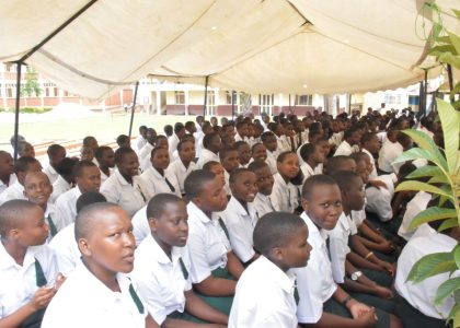 NLSC Pioneers during blessing mass