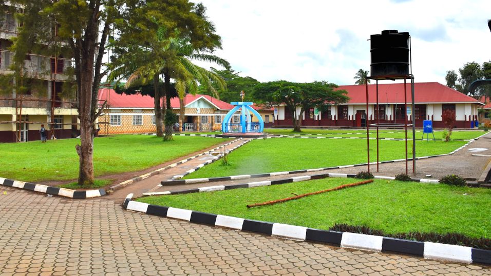 School Compound with Grotto